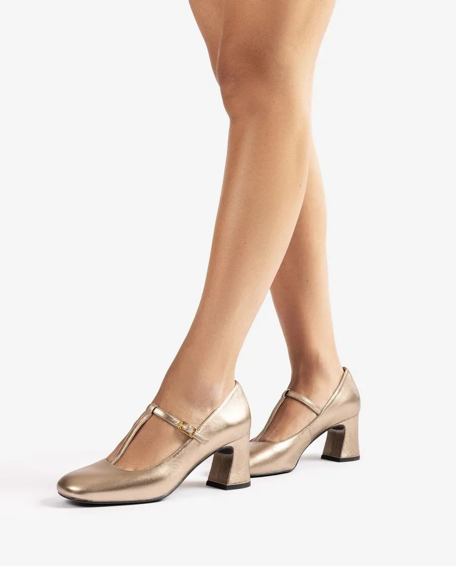 Unisa Mazon Mary Jane Metallic Shoe