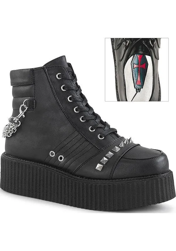 V-CREEPER-565 [Black] | PLATFORM BOOTS [PREORDER]