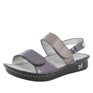 Verona Braided Pewter Sandal