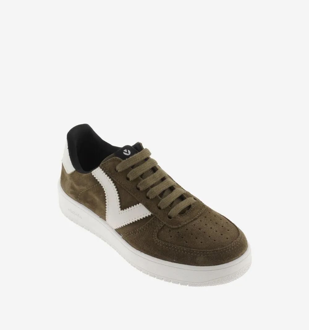 VICTORIA MADRID - split leather trainers