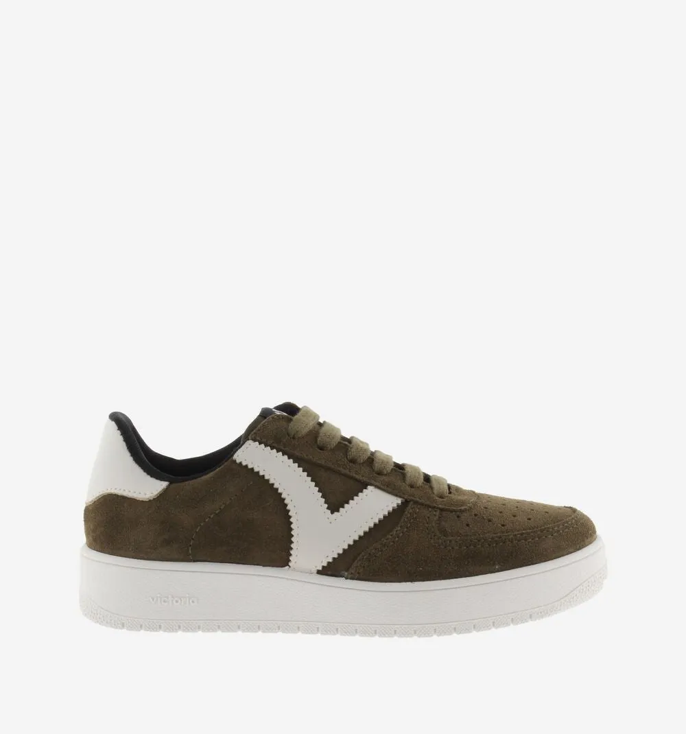 VICTORIA MADRID - split leather trainers