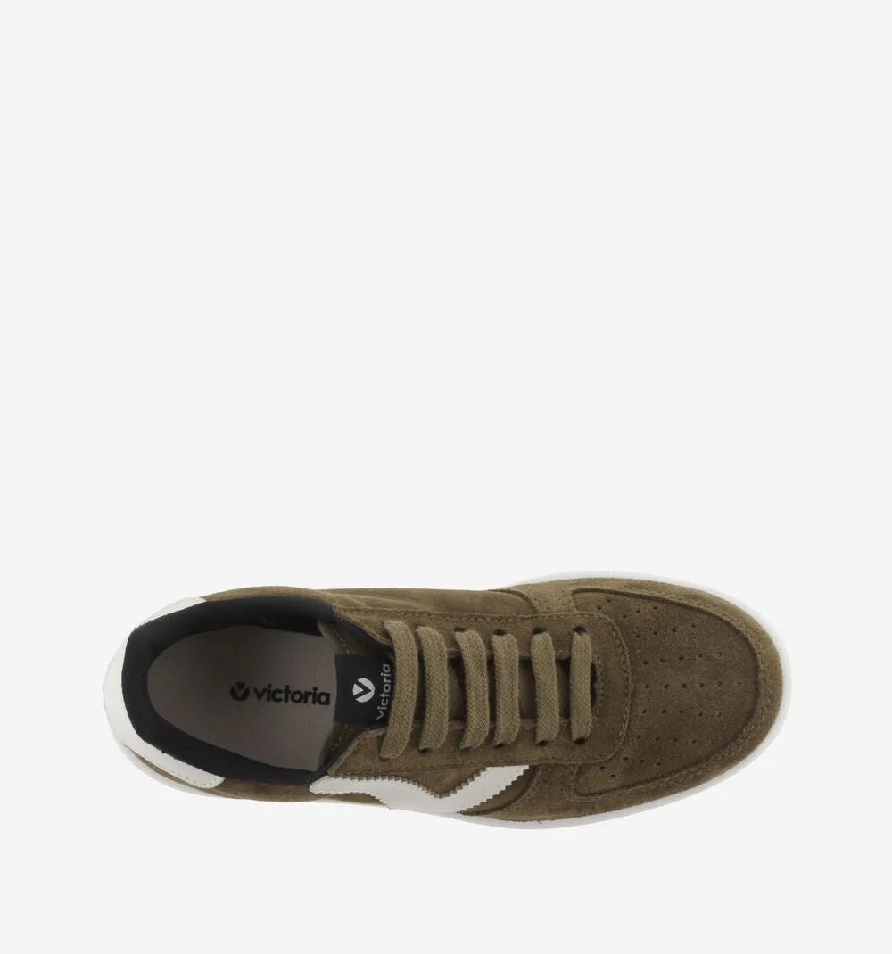 VICTORIA MADRID - split leather trainers