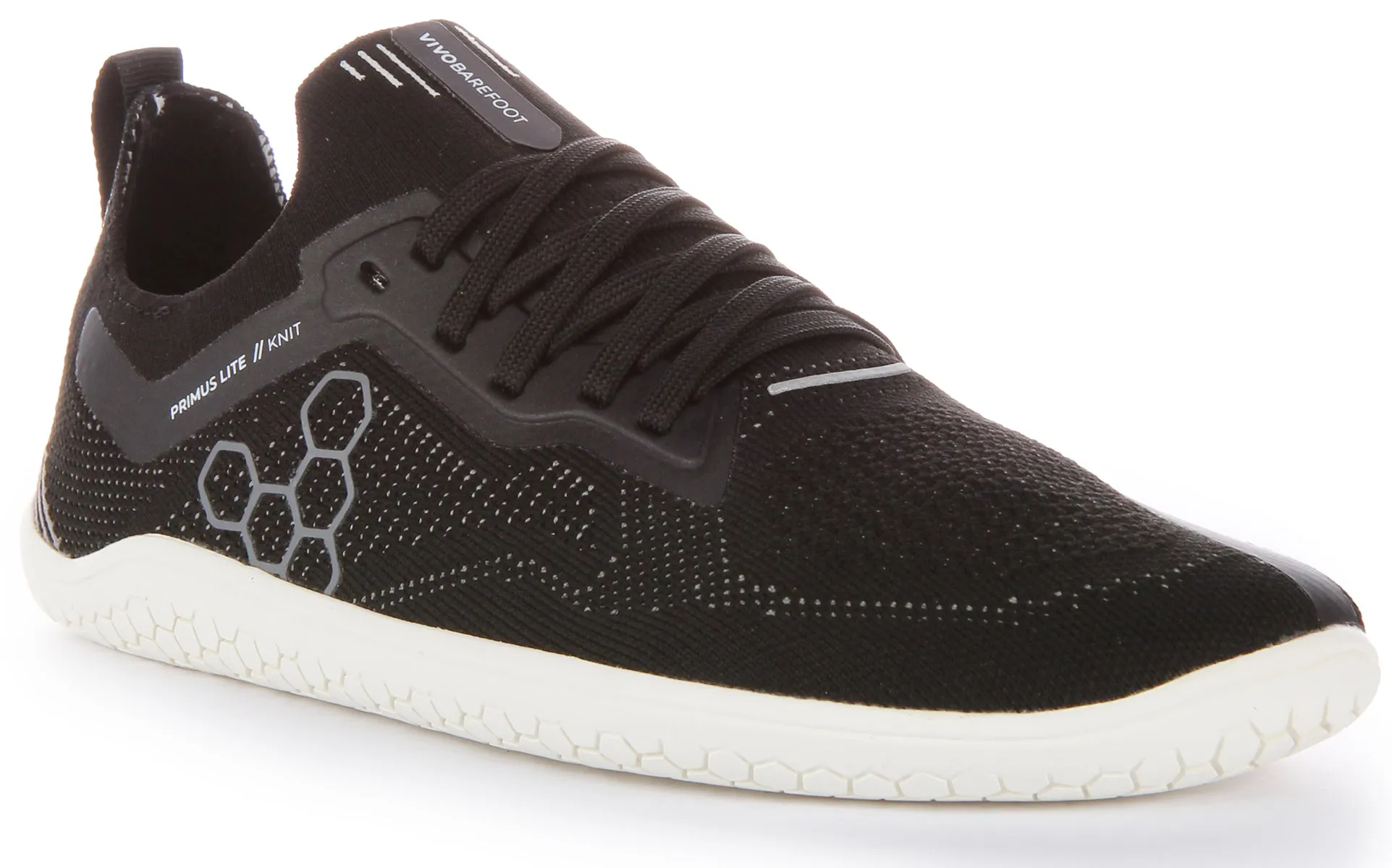 Vivobarefoot Primus Lite Knt In Black For Women