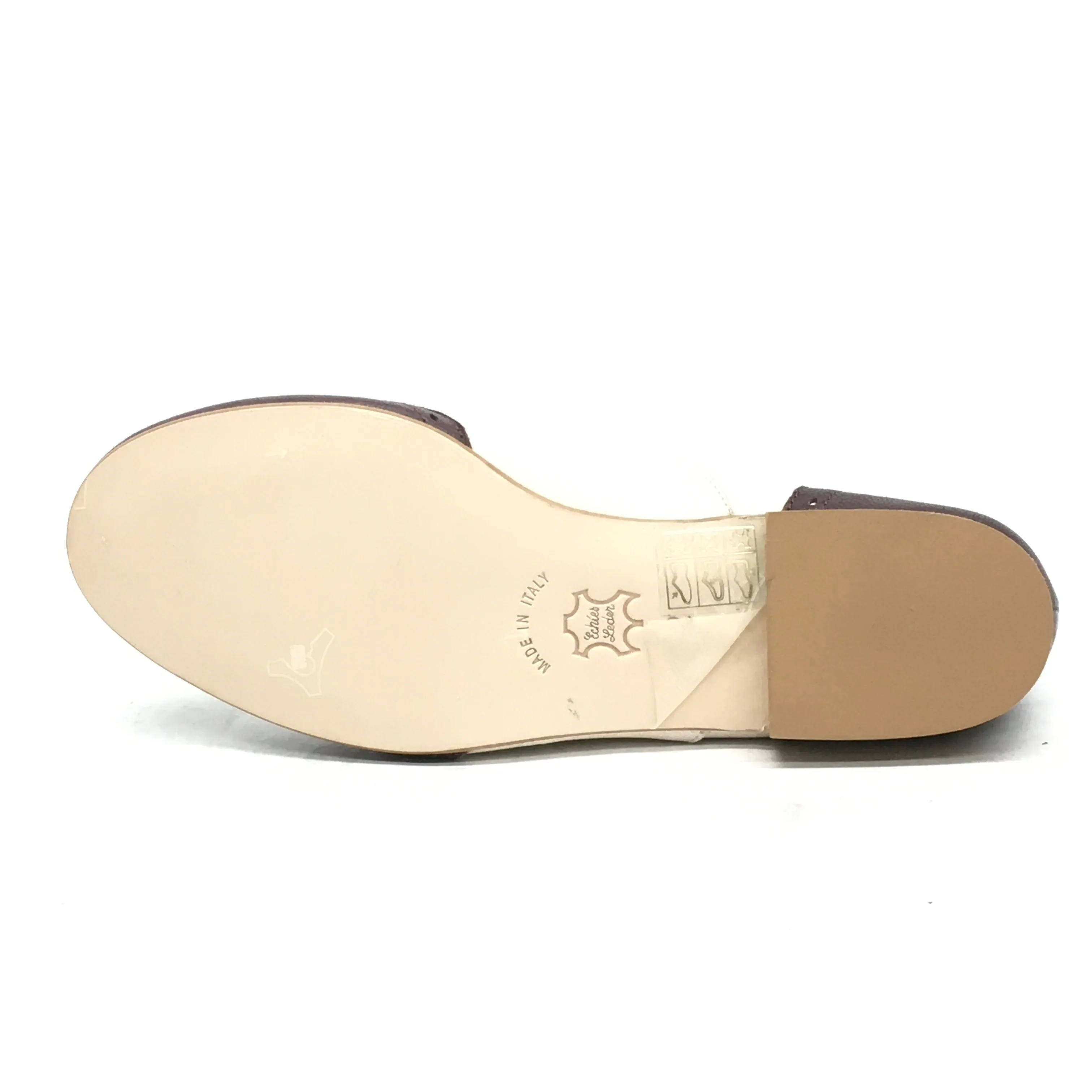 Werner Kern: Taylor Mibi (Flexible Raw Hard Sole) | Vintage Caramel & Cream | .5" Standard | MED | Flexible Raw Leather Sole with Removable Plastic Film