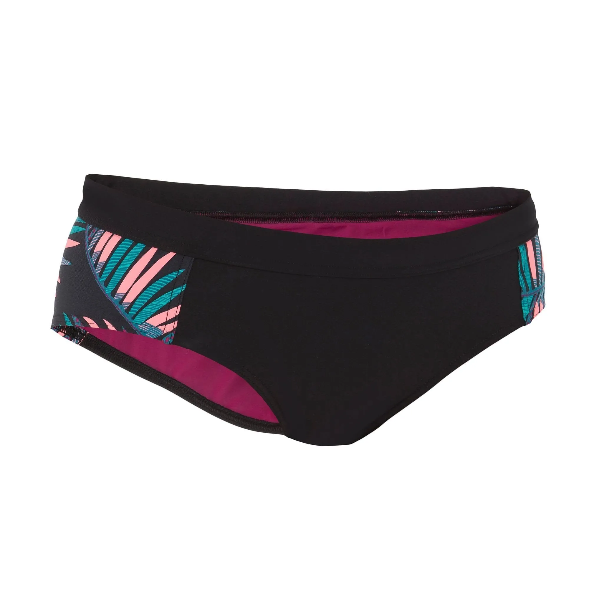 Women's Bikini Bottoms With Inner Drawstring VALY Palmy