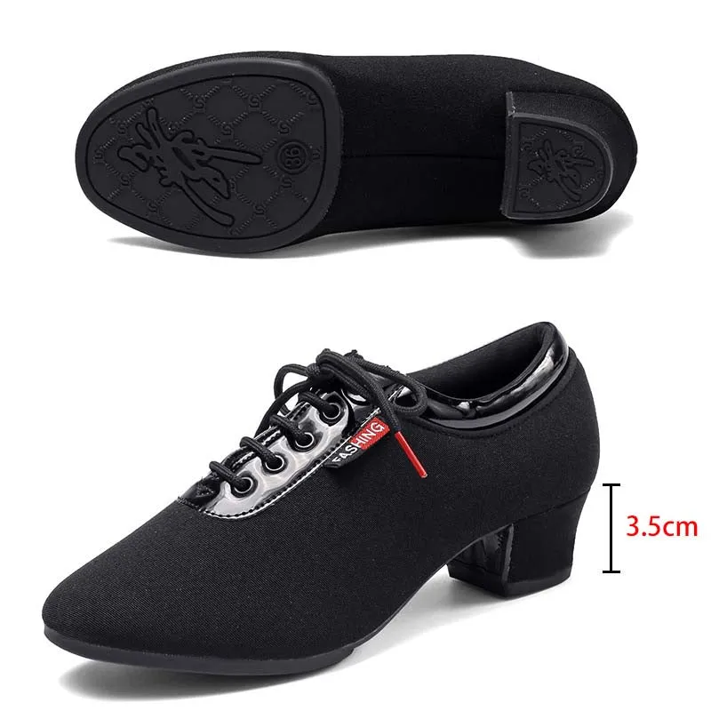 Women's Canvas 3.5cm/5cm Heels Ballroom Dance Shoes Teaching & Practice Shoes