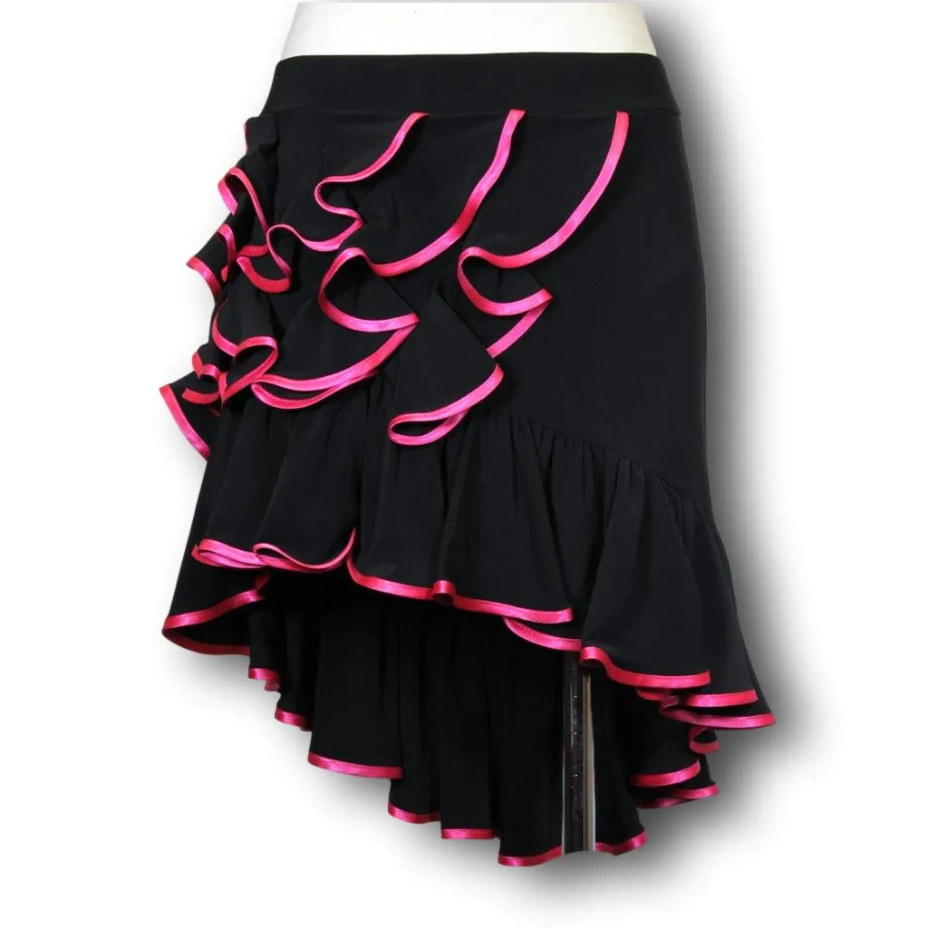 Women's Latin Skirt UL-535 Pink