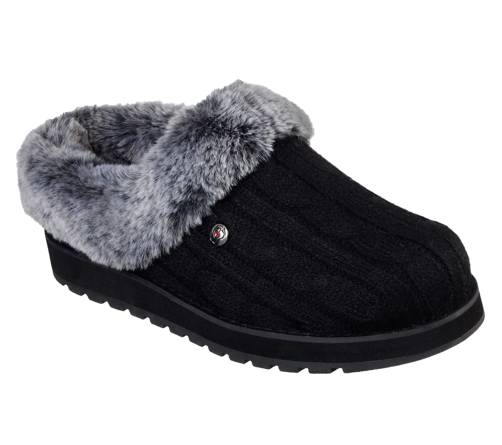 Womens Wide Fit Skechers Ice Angel 31204W Mule Slippers